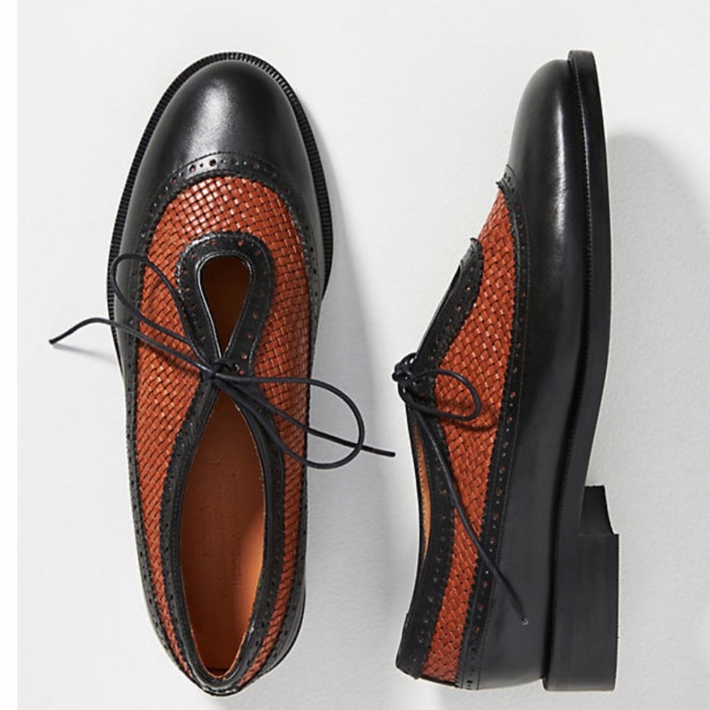 NAGUISA GER OXFORD🤎BLACK/BROWN - Picture 3 of 7